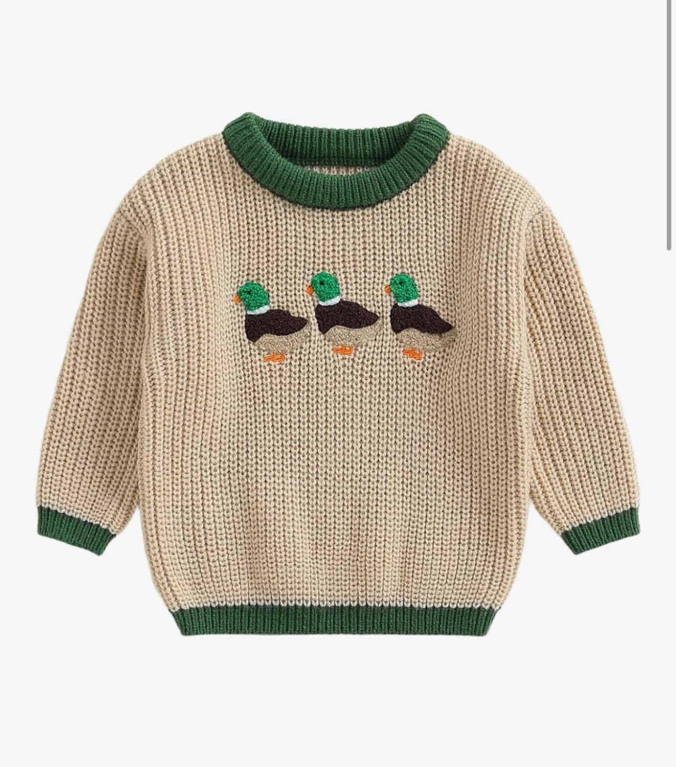 Mallard duck sweater