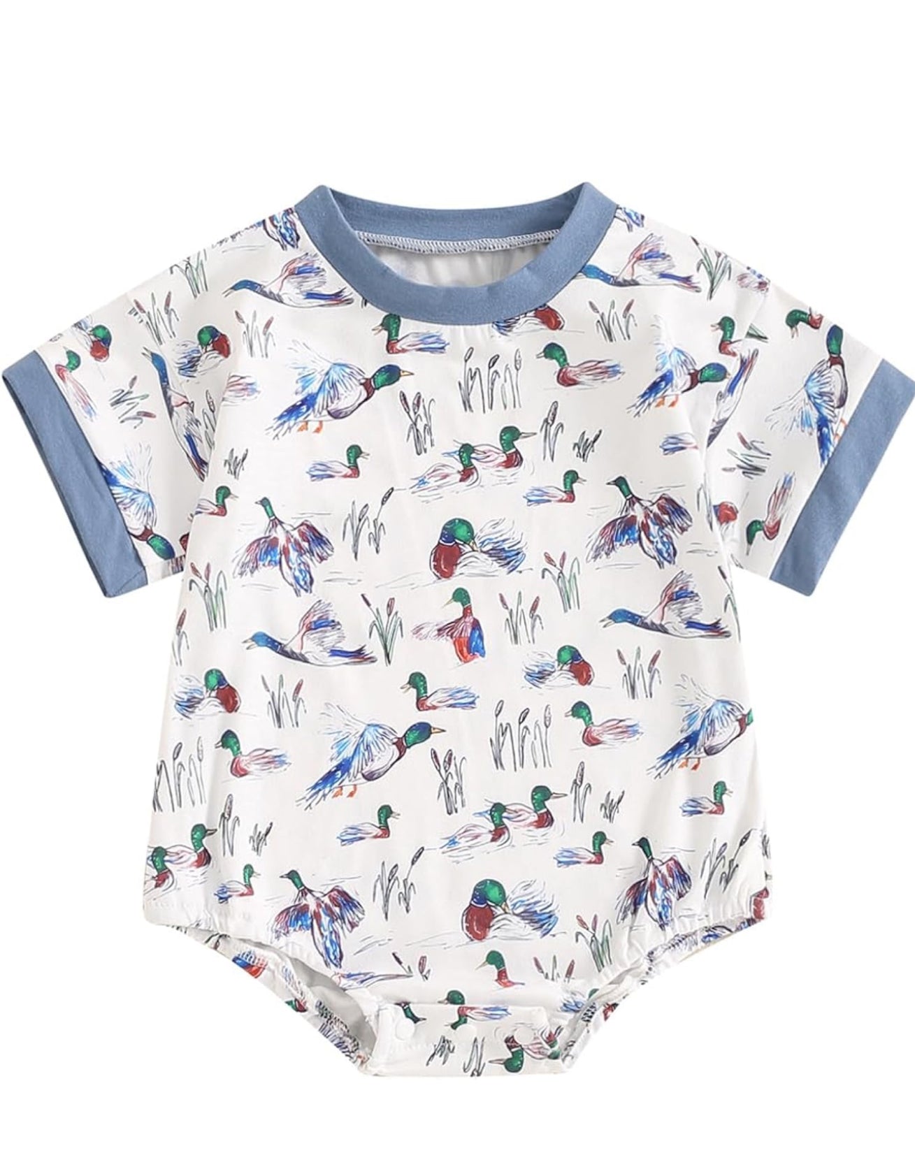 Mallard Duck Blue Bubble