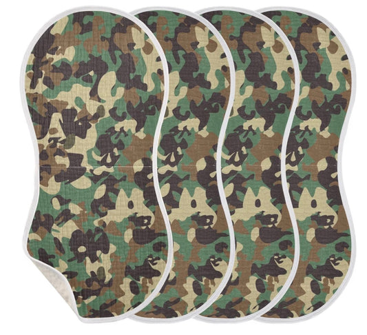 Camo Burp Cloths