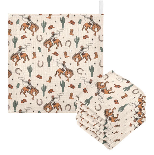 Cowboy Cactus Wash Cloths