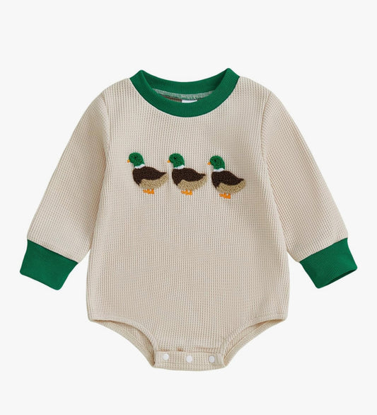 Mallard Duck Embroidery Sweater