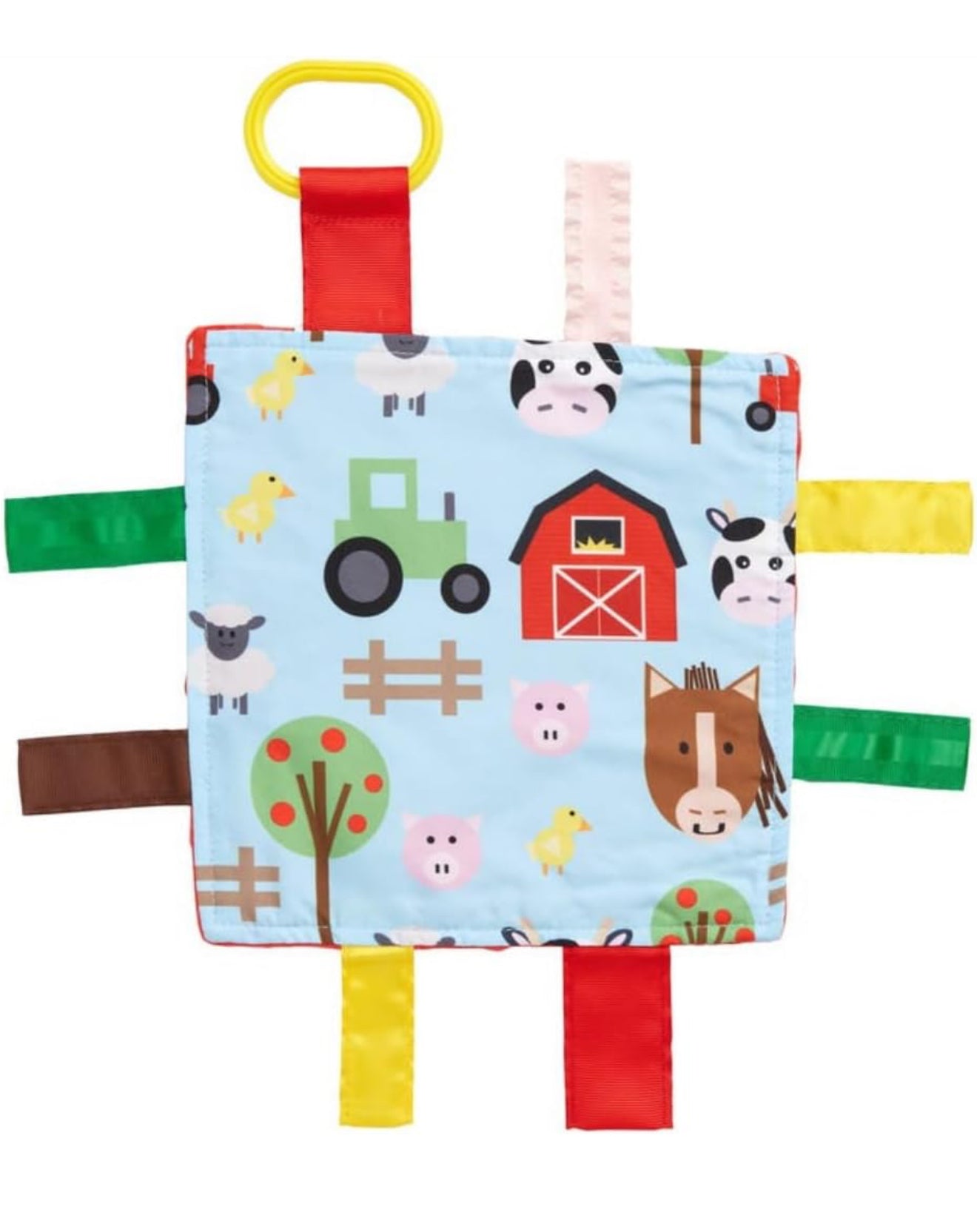 Farm taggie sensory blankie